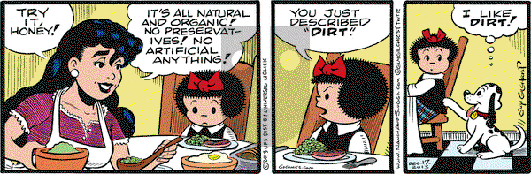 Nancy on Tuesday December 17, 2013 Comic Strip