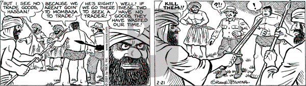 Alley Oop on Wednesday February 21, 2001 Comic Strip