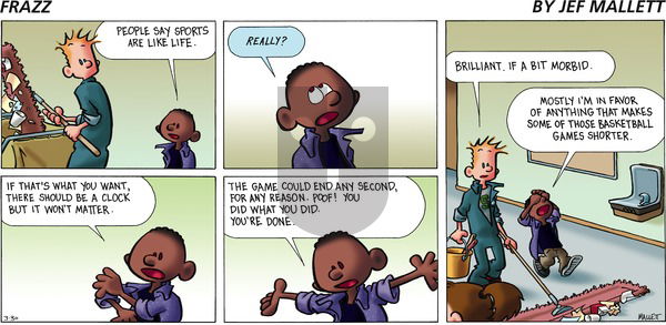 Frazz - Sunday March 30, 2014 Comic Strip