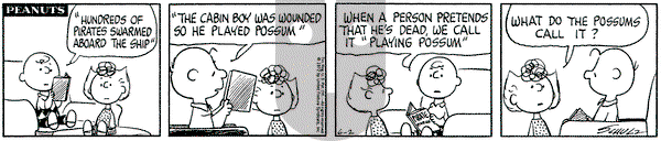 Peanuts on Friday June 2, 1972 Comic Strip