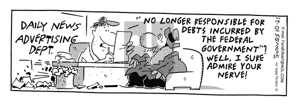 Frank and Ernest on Monday October 21, 1996 Comic Strip