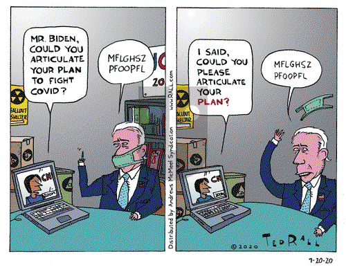 Ted Rall on Monday July 20, 2020 Comic Strip