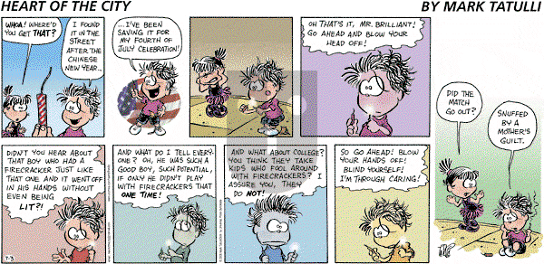 Heart of the City on Sunday July 3, 2005 Comic Strip