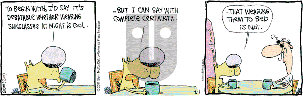 The Duplex on Thursday February 1, 2001 Comic Strip