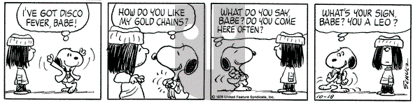 Peanuts on Wednesday October 18, 1978 Comic Strip