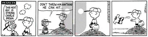 Peanuts on Monday May 3, 1976 Comic Strip