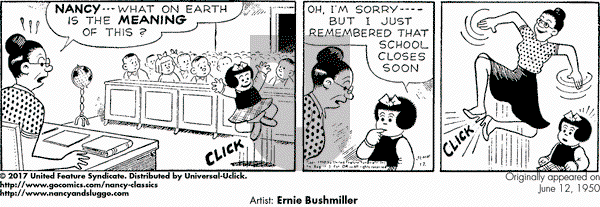 Nancy Classics on Monday June 12, 2017 Comic Strip