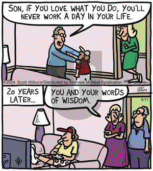 The Argyle Sweater - Thursday April 11, 2024 Comic Strip
