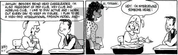Luann on Wednesday May 11, 1994 Comic Strip
