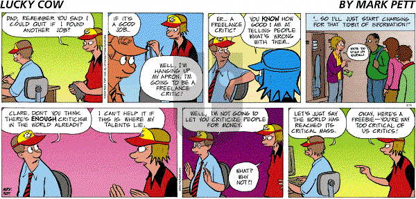 Lucky Cow on Monday May 3, 2004 Comic Strip