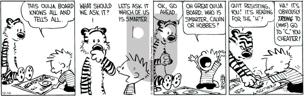 Calvin and Hobbes - Wednesday December 14, 2016 Comic Strip