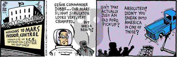 La Cucaracha on Tuesday August 26, 2008 Comic Strip