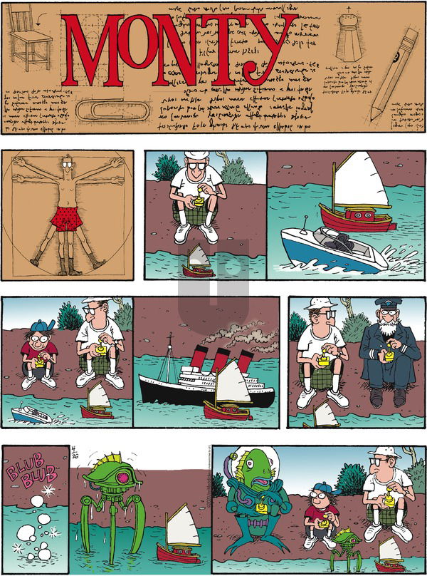 Monty on Sunday April 26, 2020 Comic Strip