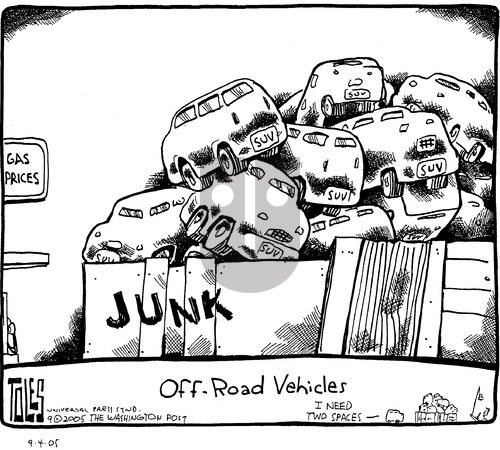 Tom Toles on Sunday September 4, 2005 Comic Strip