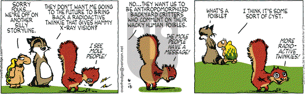 Over the Hedge on Monday June 18, 2012 Comic Strip