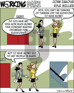 Working Daze on Thursday January 25, 2007 Comic Strip