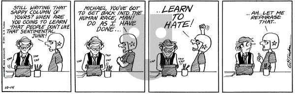 Doonesbury on Thursday October 14, 1971 Comic Strip