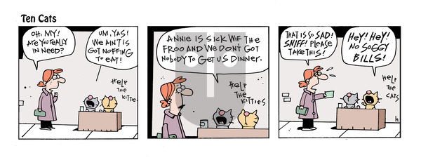 Ten Cats on Friday June 13, 2025 Comic Strip