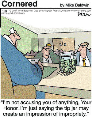 Cornered on Thursday January 25, 2007 Comic Strip