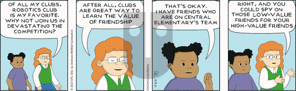 Nancy on Friday October 8, 2021 Comic Strip