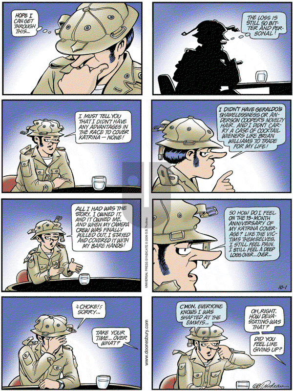 Doonesbury - Sunday October 1, 2006 Comic Strip