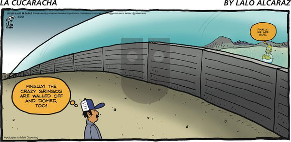 La Cucaracha on Sunday April 29, 2018 Comic Strip