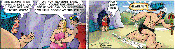 Alley Oop on Monday August 15, 2016 Comic Strip