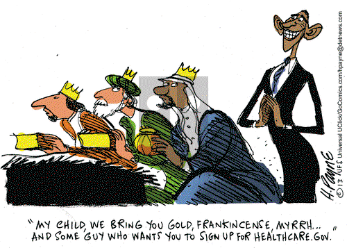 Henry Payne on Tuesday December 24, 2013 Comic Strip