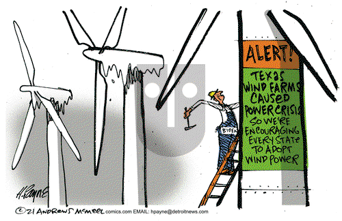 Henry Payne on Wednesday February 24, 2021 Comic Strip