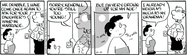 Drabble on Thursday November 11, 2004 Comic Strip