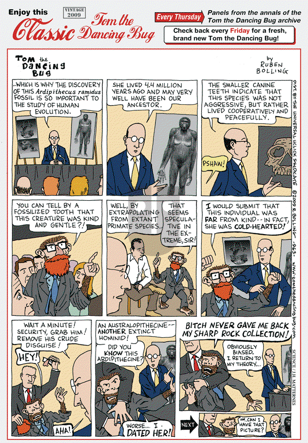 Tom the Dancing Bug on Thursday August 28, 2014 Comic Strip