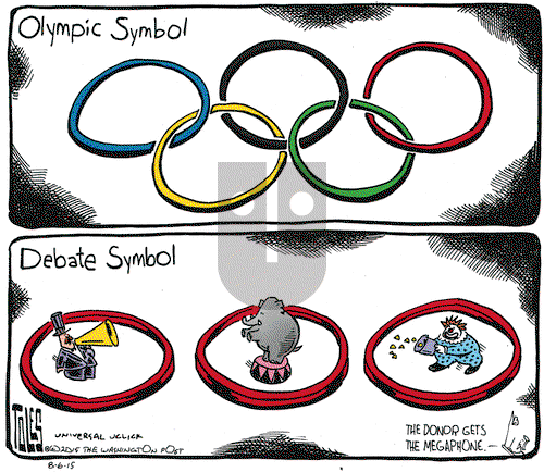 Tom Toles on Thursday August 6, 2015 Comic Strip