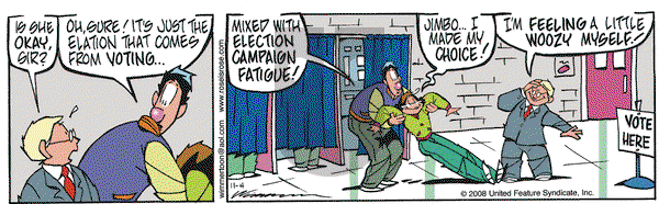 Rose is Rose on Tuesday November 4, 2008 Comic Strip