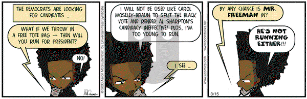 The Boondocks - Saturday March 15, 2003 Comic Strip
