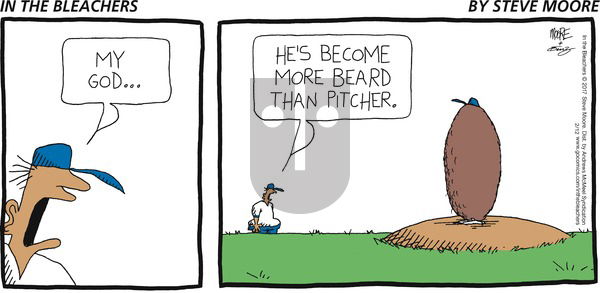 In the Bleachers on Sunday February 12, 2017 Comic Strip