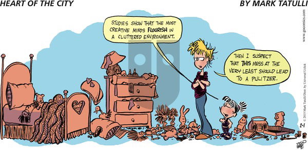 Heart of the City on Sunday February 1, 2015 Comic Strip