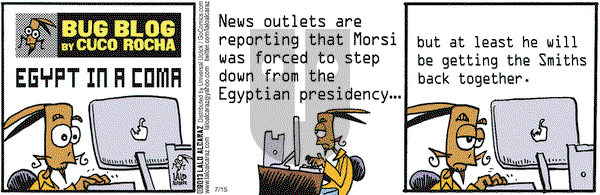La Cucaracha on Monday July 15, 2013 Comic Strip
