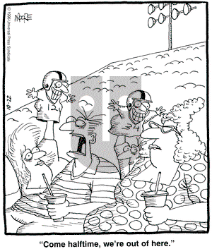 In the Bleachers on Sunday November 30, 1997 Comic Strip