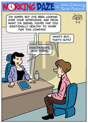 Working Daze - Saturday March 2, 2024 Comic Strip