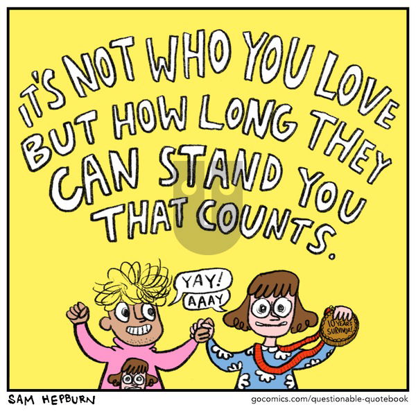 Questionable Quotebook - Sunday February 14, 2021 Comic Strip