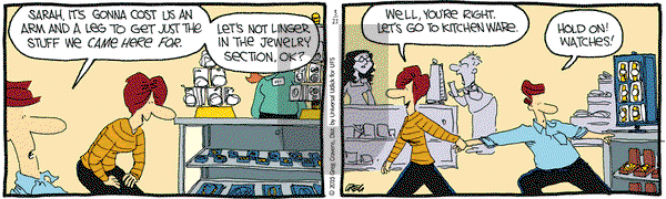 The Buckets on Saturday March 21, 2015 Comic Strip