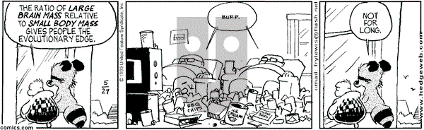 Over the Hedge on Thursday July 8, 1999 Comic Strip