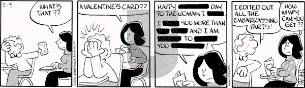 Drabble on Wednesday February 9, 2000 Comic Strip