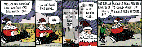 Overboard on Wednesday December 25, 2013 Comic Strip