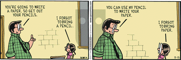 Grand Avenue on Wednesday November 15, 2017 Comic Strip