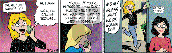 Luann on Thursday September 15, 2016 Comic Strip