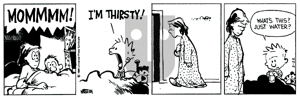 Calvin and Hobbes - Saturday February 22, 1986 Comic Strip