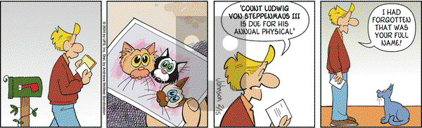Arlo and Janis - Thursday February 15, 2024 Comic Strip