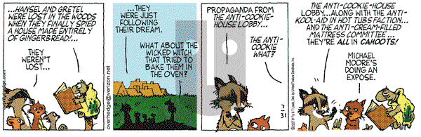 Over the Hedge on Tuesday July 31, 2007 Comic Strip