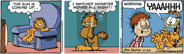 Garfield on Tuesday October 30, 2007 Comic Strip